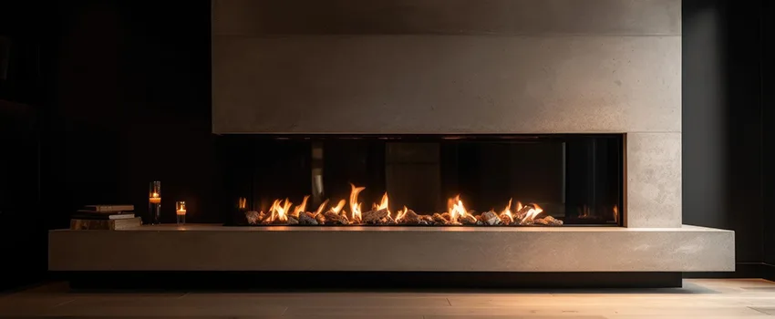 Gas Fireplace Ember Bed Design Services in La Mirada, California