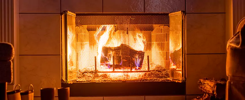 Mendota Hearth Landscape Fireplace Installation in La Mirada, California