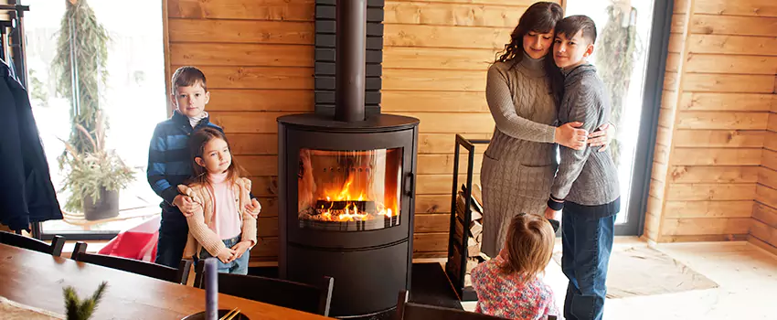 Morso Cast Iron Fireplace Insert Installation in La Mirada, California