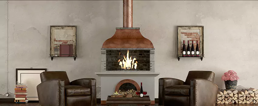 Thelin Hearth Products Providence Pellet Insert Fireplace Installation in La Mirada, CA