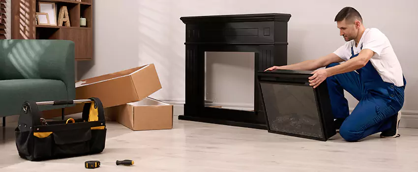 Old Rusted Metal Fireplace Repair And Replacement in La Mirada, CA